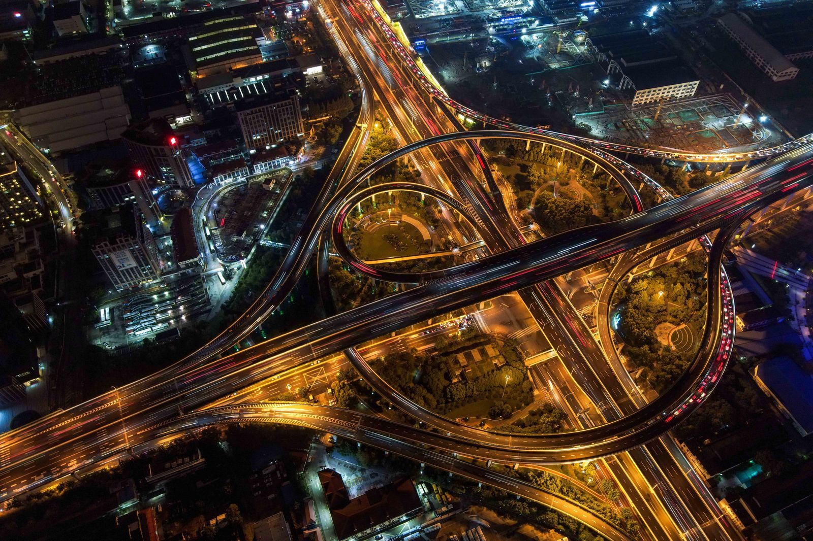 The 407 and 410 interchange area: tolls on the planned route are included in the fixed fare