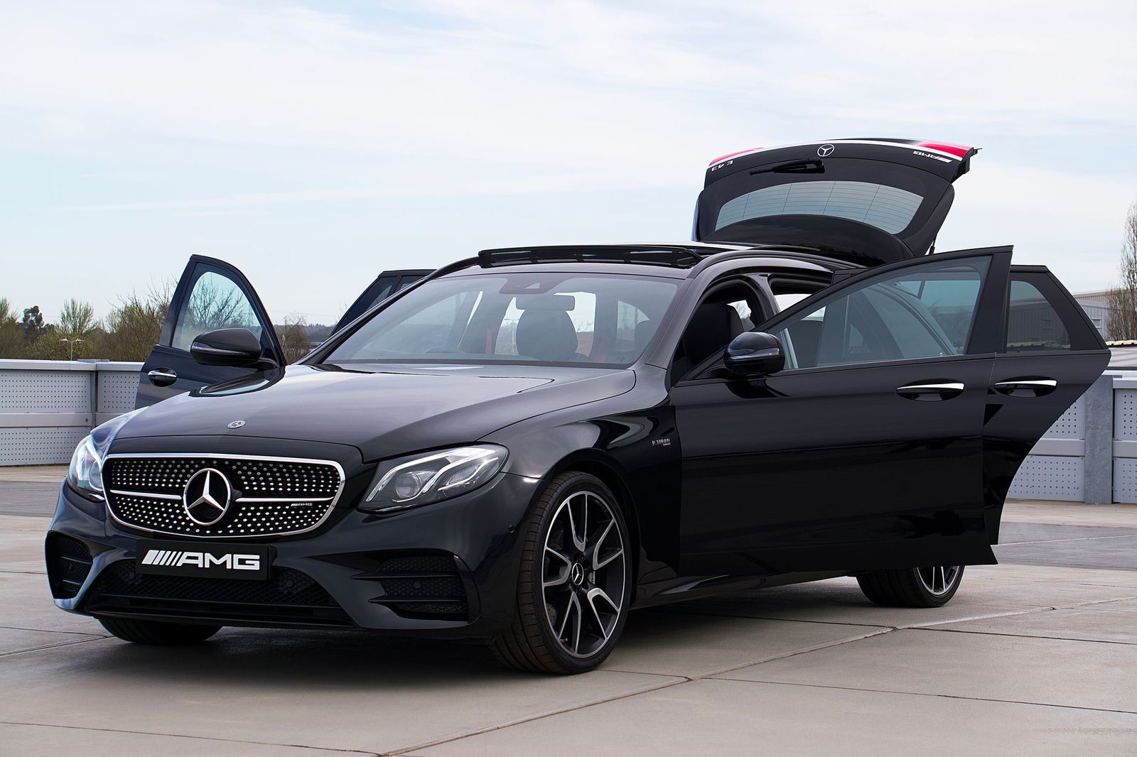 A black business sedan, the usual car for a downtown Barrie pickup