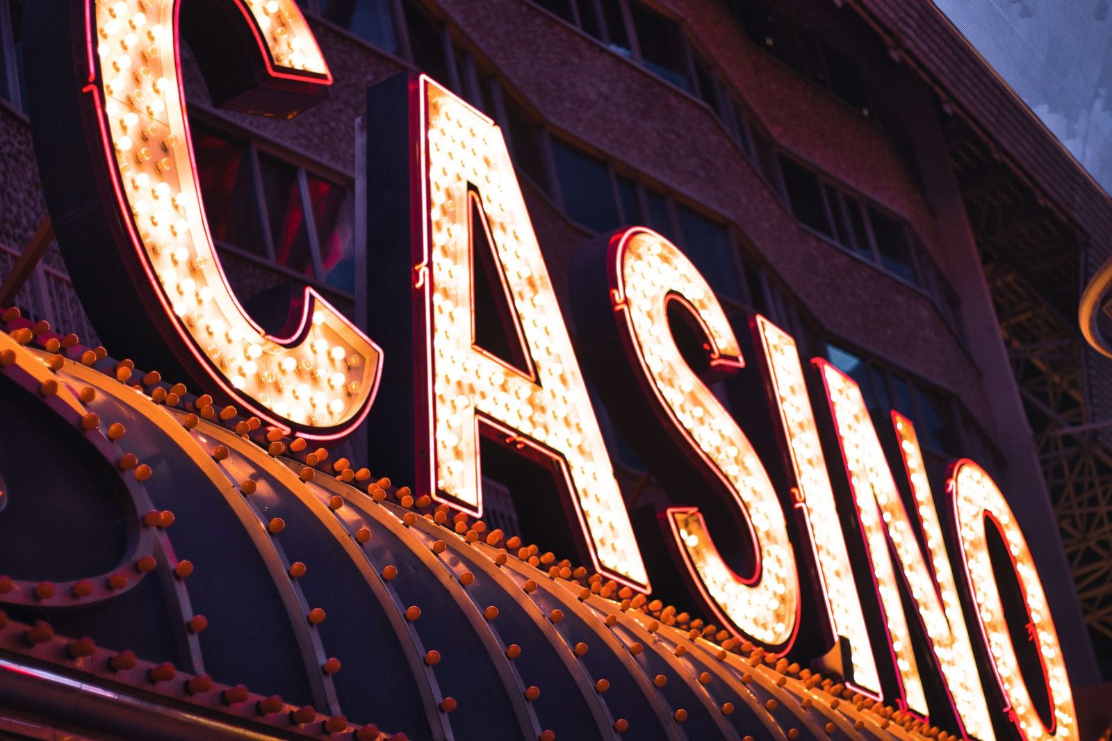Casino slot machine lights, the kind of evening an hourly chauffeur is booked for