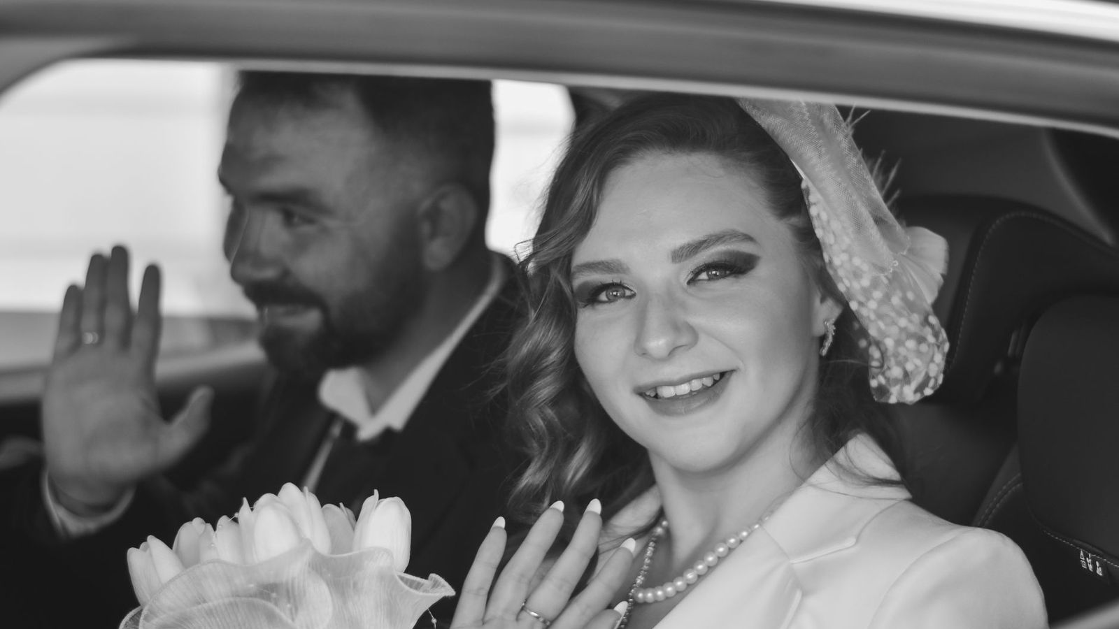 Wedding limo